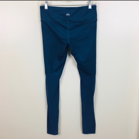 Alo Yoga Show Off Blue Mesh leggings - Picture 7 of 9